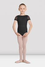 Load image into Gallery viewer, Mirella M1524C Velvet Bodice Short Sleeve Bodysuit