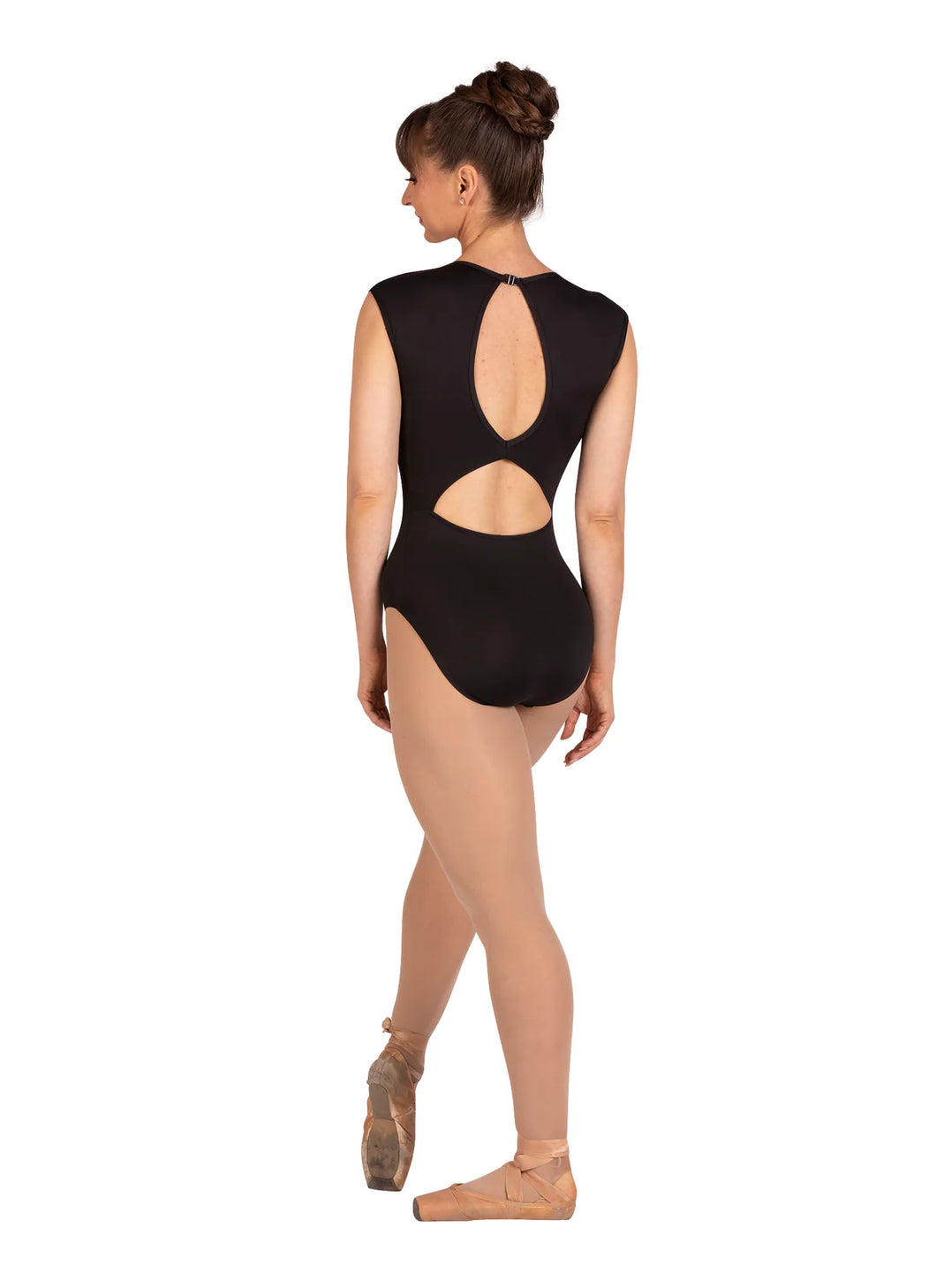 Danshuz 25112A/C Cap-Sleeved Square-Neck Leo