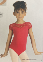 Load image into Gallery viewer, Danshuz 23107C Cap-Sleeved Leo w/ Heart Lace
