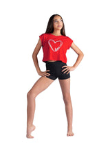 Load image into Gallery viewer, Danshuz 26306C Dance Heart T-Shirt
