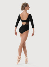 Load image into Gallery viewer, Bloch L4106B ‘Aurora’ Scoop-Neck 3/4 Sleeve Leo
