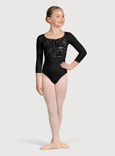 Load image into Gallery viewer, Bloch CL5226 Petal-Print 3/4 Sleeve Leo
