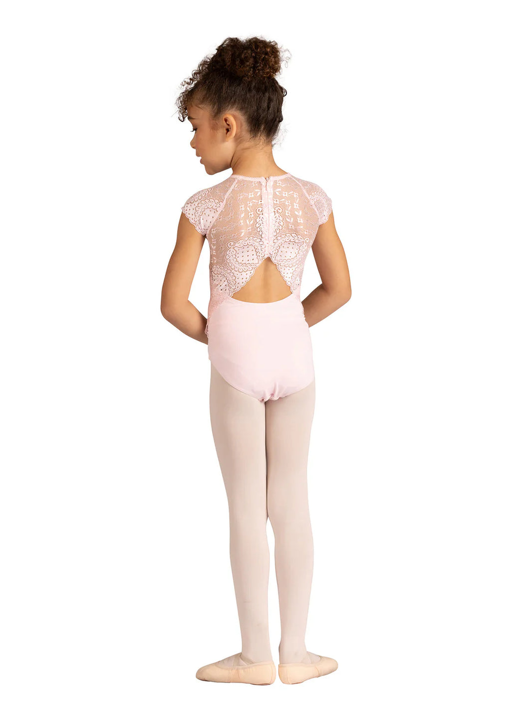 Danshuz 24102A/C Cap-Sleeved Lace Leo
