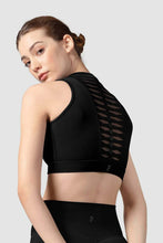 Load image into Gallery viewer, Bloch Z8455 Front-Zip Crop Top
