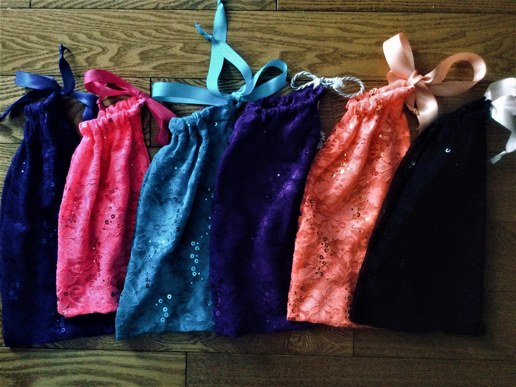 DAKS Pointe Shoe Bags - Sequin Lace