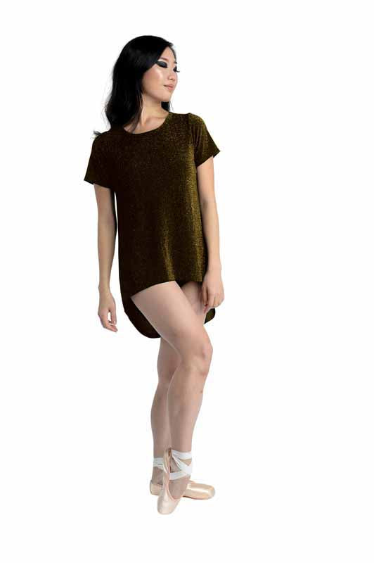 Danshuz 30305A Sparkle Hi-Low T-Shirt