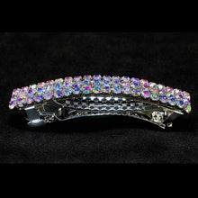 Load image into Gallery viewer, KBG 3 Row Rhinestone Barrette
