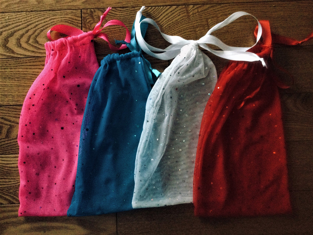 DAKS Pointe Shoe Bag - Sequin Mesh
