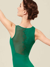 Load image into Gallery viewer, Bloch L2315 &#39;Danika&#39; Scoop-Neck Baroque Embroidered Tank Leo
