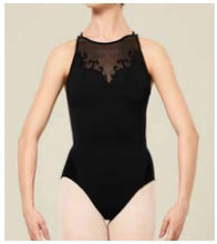Load image into Gallery viewer, Bloch L2327 &#39;Sora&#39; Mesh &amp; Baroque Embroidered Halter Leo

