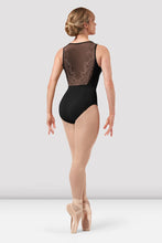 Load image into Gallery viewer, Bloch L4155 Lace Mesh-Back Tank Leo
