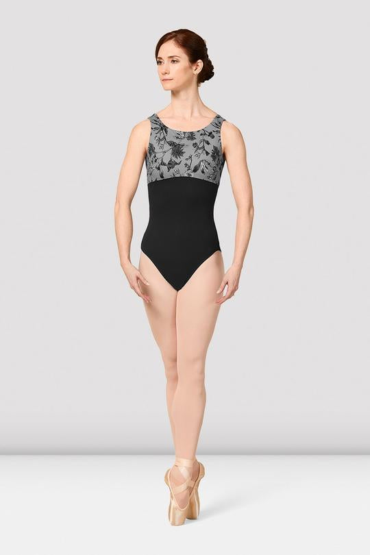 Mirella M3088LM High-Neck Scoop-Back Printed Leo