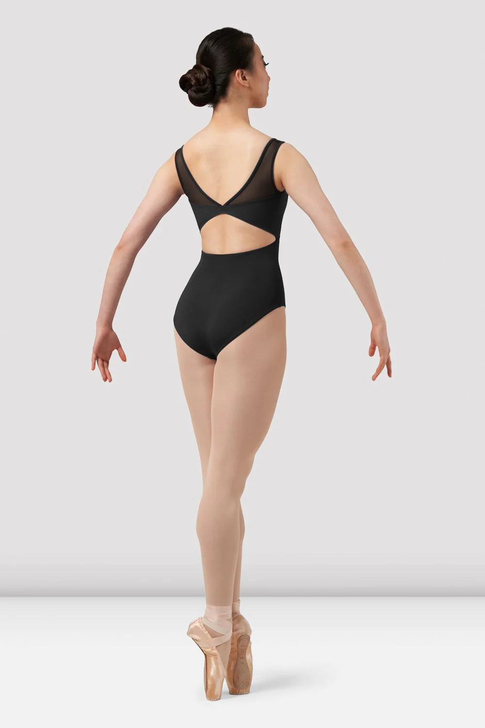 Mirella M3107TM/LM Chevron Rib-Paneled Open Back Leo