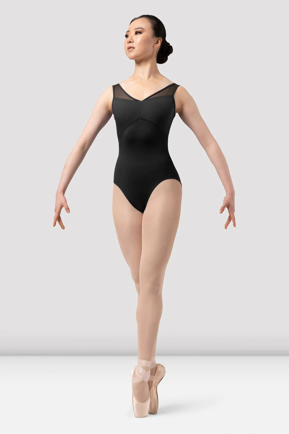 Mirella M3107TM/LM Chevron Rib-Paneled Open Back Leo