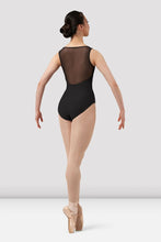 Load image into Gallery viewer, Mirella M3109LM Chevron Mesh-Back Tank Leo
