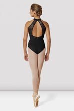 Load image into Gallery viewer, Mirella M8024TM Lace Bodice High Neck Bodysuit
