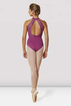 Load image into Gallery viewer, Mirella M8024TM Lace Bodice High Neck Bodysuit
