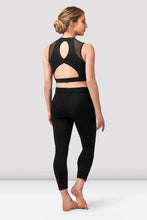 Load image into Gallery viewer, Bloch Z0195 Lace Mock-Neck Crop Top

