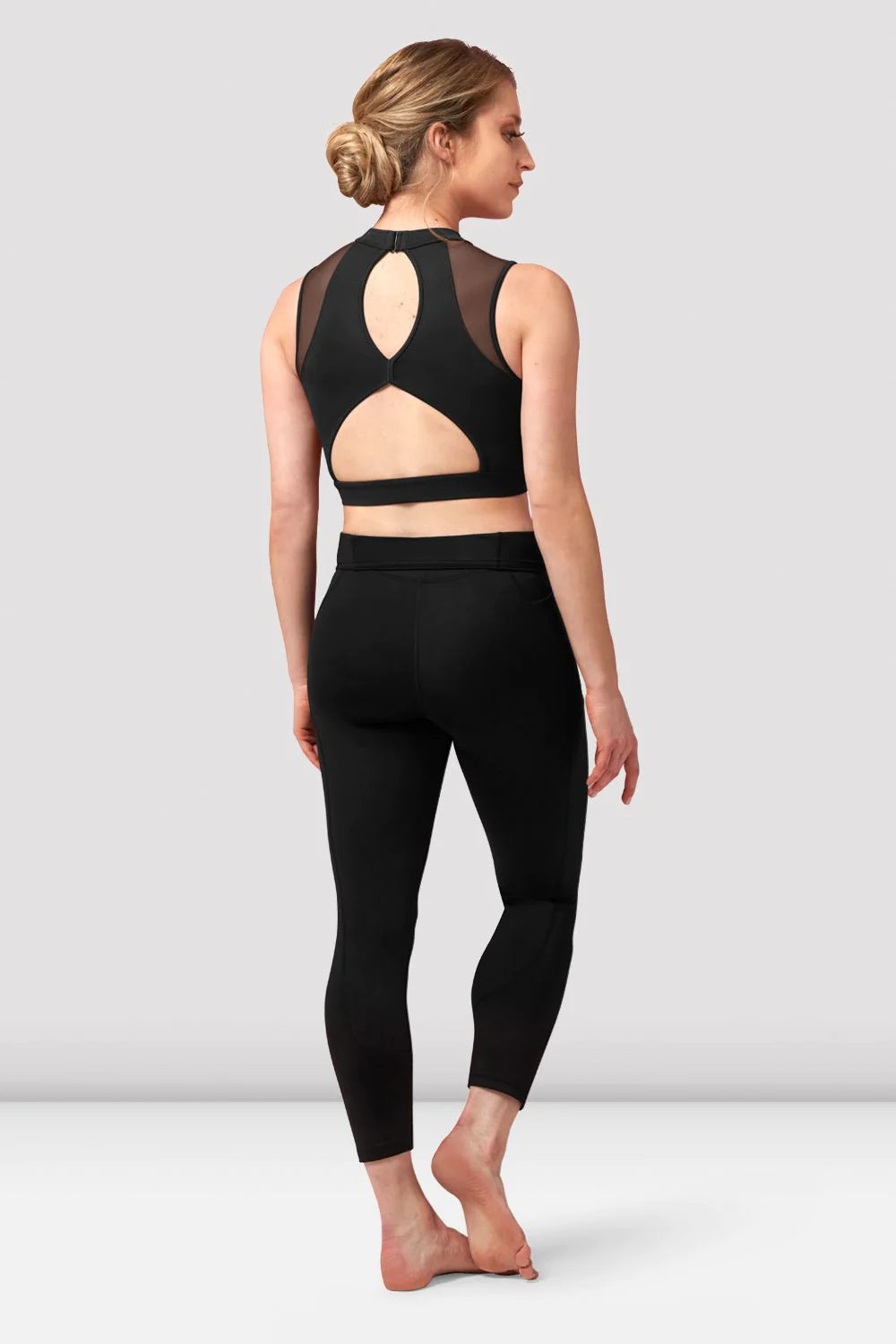 Bloch Z0195 Lace Mock-Neck Crop Top
