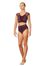 Load image into Gallery viewer, Bloch Z3522 Grecia Floral Mesh Bra Top
