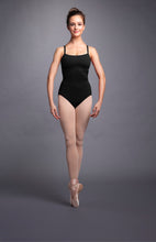 Load image into Gallery viewer, Bloch TWL3597 &#39;Miro&#39; Girls Scoop-Neck Mesh-Back Weave-Trim Detail Leo
