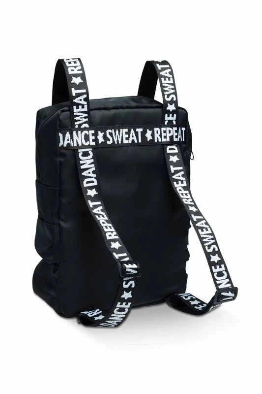 Danshuz B21506MER 'Dance, Sweat, Repeat' Tote/Backpack Combo