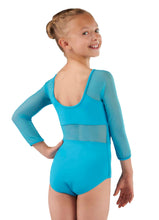 Load image into Gallery viewer, Mirella M111C Embroidered Waist 3/4 Sleeve Leo
